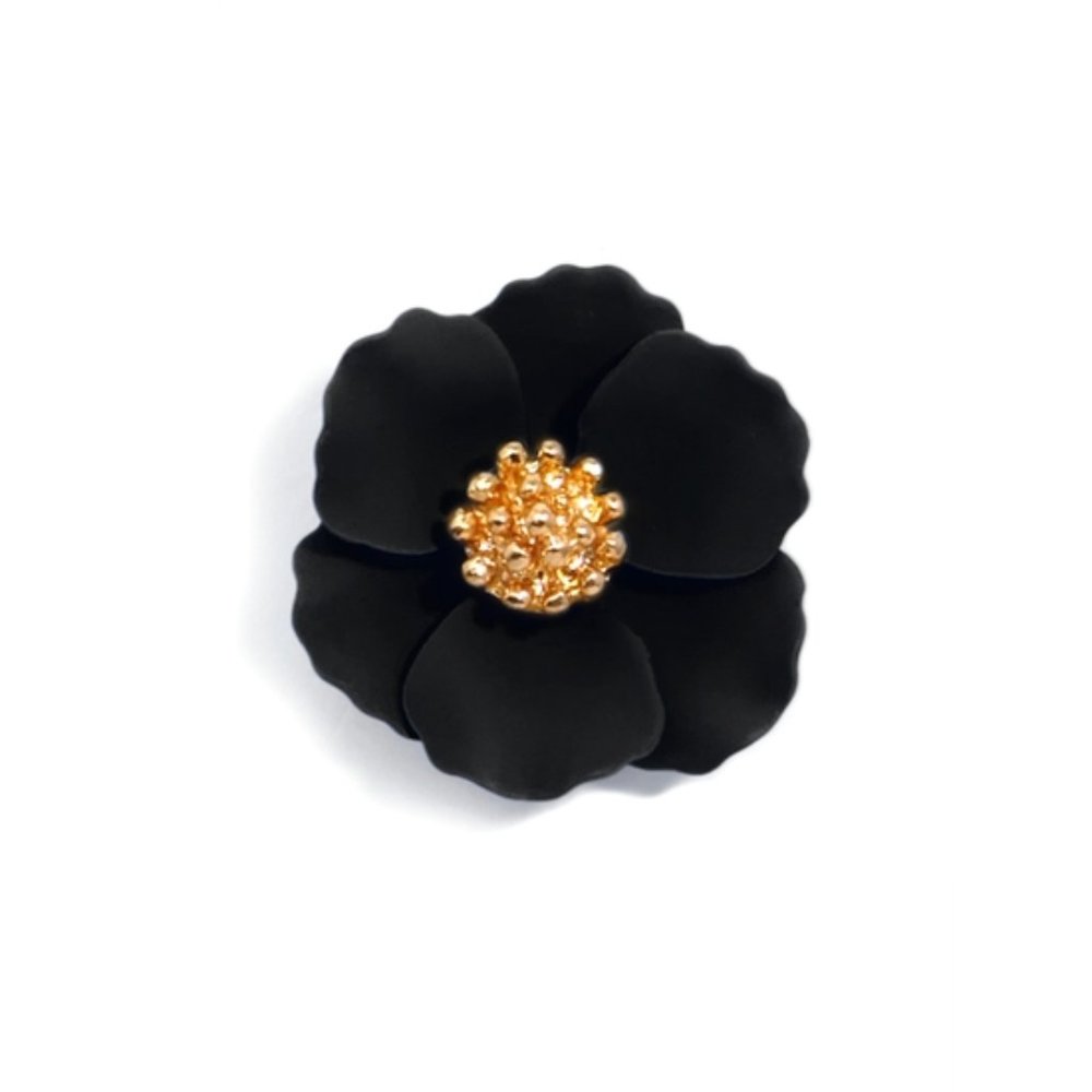 Mini Hand Painted Floral Stud Earring • Choice of Color! - Picture 4 of 9